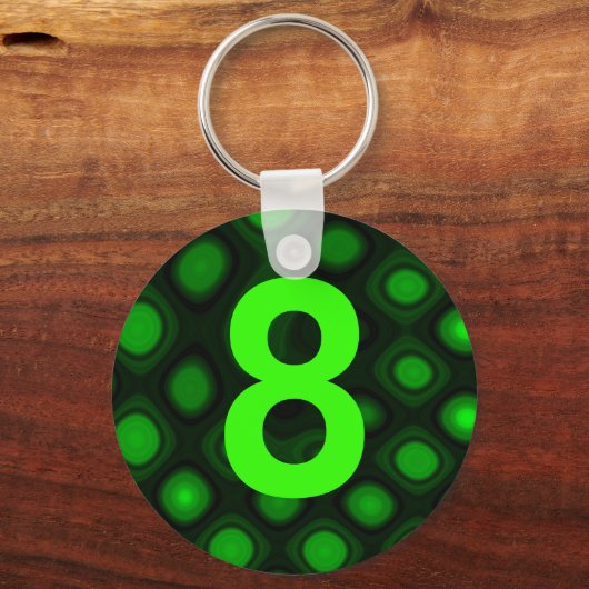 Porte-clés Numéro 8 (Recto)