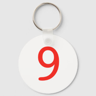 Porte-clés Numéro 9