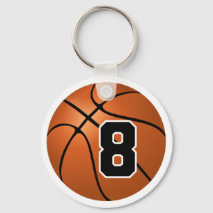 Porte-clés Numéro de basket-ball 8