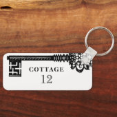 Porte-clés Numéro de chambre Location Business Skeleton Key P (Recto)