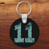 PORTE-CLÉS NUMÉRO DÉTRESSÉ 11 (Recto)