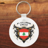 Porte-clés Numéro un oncle libanais (Recto)
