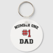 Porte-clés Numéro Un papa (Recto)