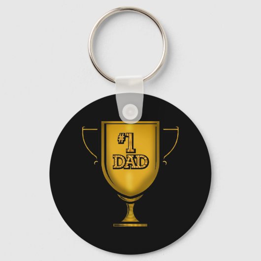 Porte-clés Numéro Un Papa Dons Pour Lui (Recto)