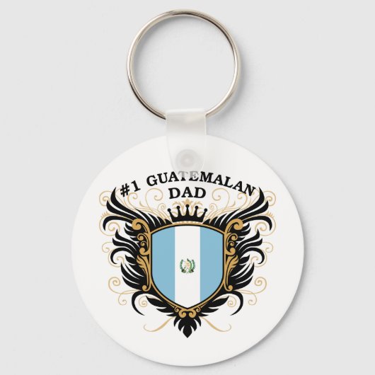 Porte-clés Numéro Un papa guatémaltèque (Recto)