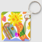 Porte-clés Numéro Un père Porte - clé (Dos)