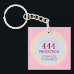 Porte-clés Numérologie moderne des anges Aura 444<br><div class="desc">Détendez-vous le design spirituel ombre,  avec les numéros d'ange 444,  un nombre,  qui symbolise que vous êtes protégé par l'Univers et vos guides spirituels,  peu importe les difficultés que vous pourriez rencontrer.</div>