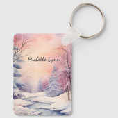 Porte-clés Numéros 6 Seigneur Bénissez-vous Bible Verse Scène (Verso)