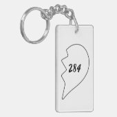 Porte-clés Numéros Amicables (220 284) Céramique Ornament Key (Devant gauche)