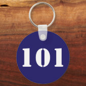 Porte-clés Numéroté (Recto)