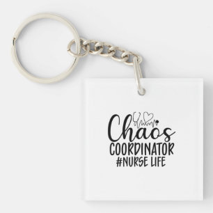 Porte-clés Nurse Gift Chaos Coordinator Nurse Life