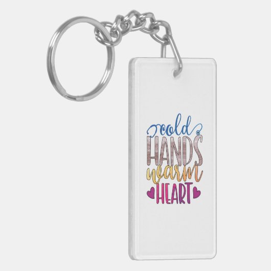 Porte-clés Nurse Gift | Cold Hands Varm Heart (Devant gauche)