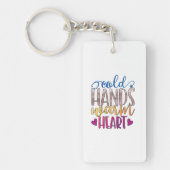 Porte-clés Nurse Gift | Cold Hands Varm Heart (Devant)