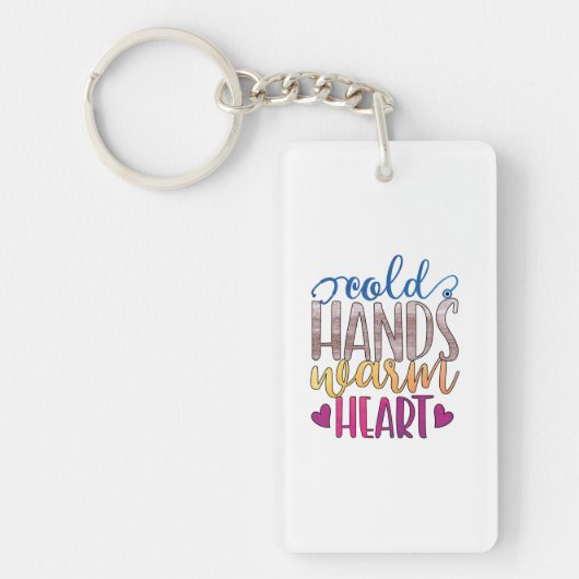 Porte-clés Nurse Gift | Cold Hands Varm Heart (Devant)