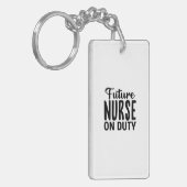 Porte-clés Nurse Gift Future Nurse On Duty (Devant gauche)