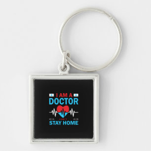 Porte-clés Nurse Gift Nurse I Can Not Stay Home