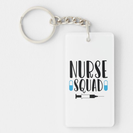 Porte-clés Nurse Gift Nurse Squad (Devant)