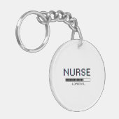 Porte-clés Nurse Loading Glitch Pixel Art Design (Devant gauche)