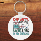 Porte-clés Nurse off Duty (Recto)