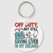 Porte-clés Nurse off Duty (Verso)