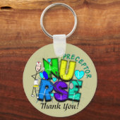 Porte-clés Nurse Preceptor "Thank  You" Gifts (Recto)