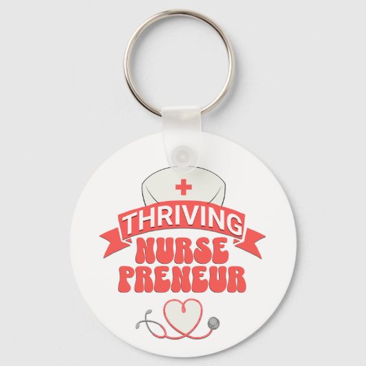 Porte-clés NURSEPRENEUR ÉMERGENTE Infirmière Entrepreneur (Verso)