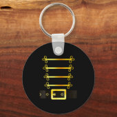 Porte-clés Nutcracker Character Soldier Costume Uniform Funny (Recto)