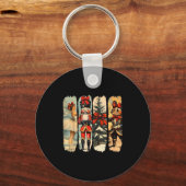 Porte-clés Nutcracker Merry Christmas Xmas Tree Family Pajama (Recto)