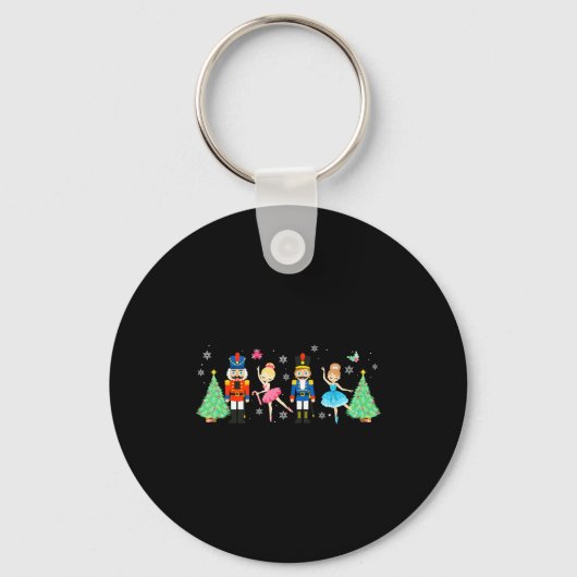 Porte-clés Nutcracker Squad Ballet Dance Merry Christmas Wome (Recto)