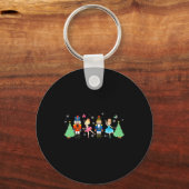 Porte-clés Nutcracker Squad Ballet Dance Merry Christmas Wome (Recto)