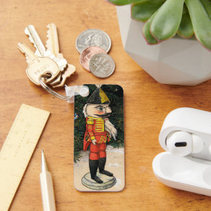 Porte-clés Nutcracker vintage sous l'arbre de Noël