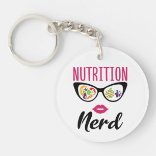 Porte-clés Nutrition Nerd nutritionniste diététiste