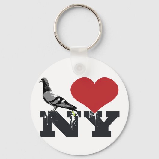 Porte-clés NY Pigeon (Recto)