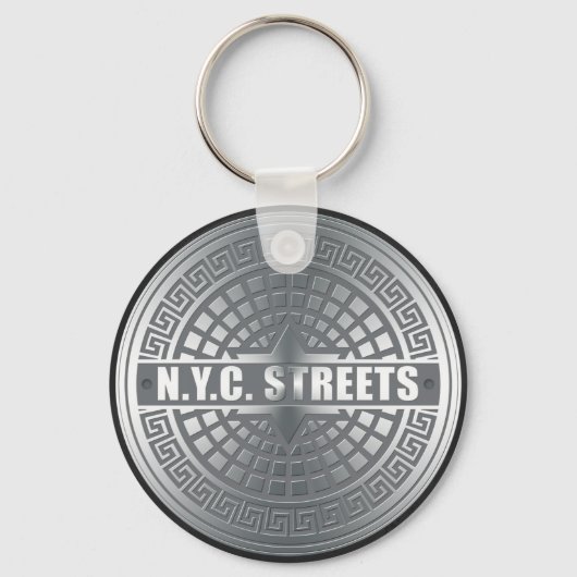 Porte-clés NYC du trou (Recto)
