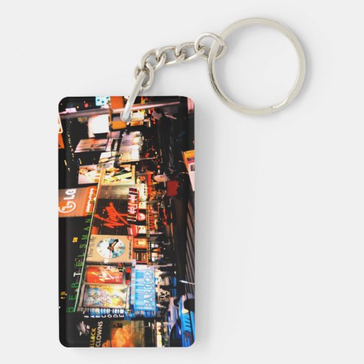Porte-clés NYC Times Square Broadway Acrylic Keychain (Dos)