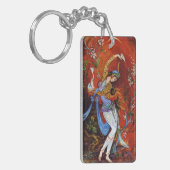 Porte-clés Nymphe miniature persane de danse (Devant gauche)