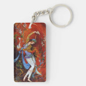 Porte-clés Nymphe miniature persane de danse (Dos)