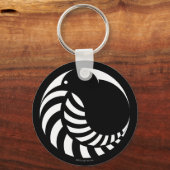 Porte-clés NZ Kiwi / Silver Fern Emblem (Recto)