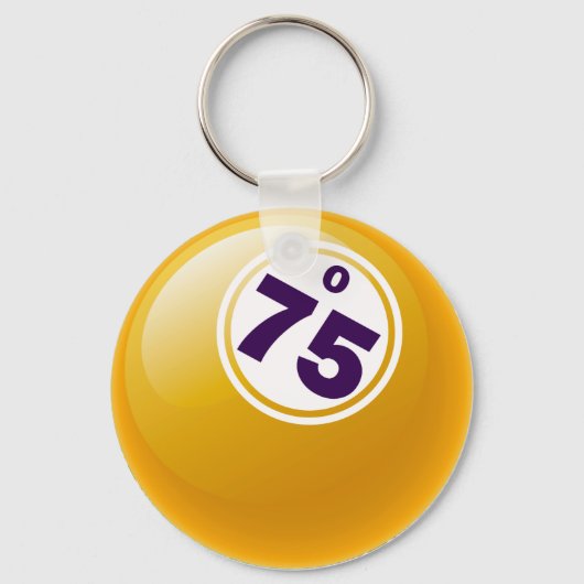 PORTE-CLÉS O 75 BINGO BALL (Recto)