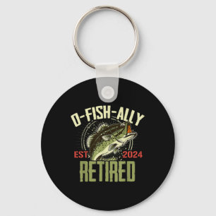 Porte-clés O-fish-ally Retiré depuis la retraite 2024 Pêche
