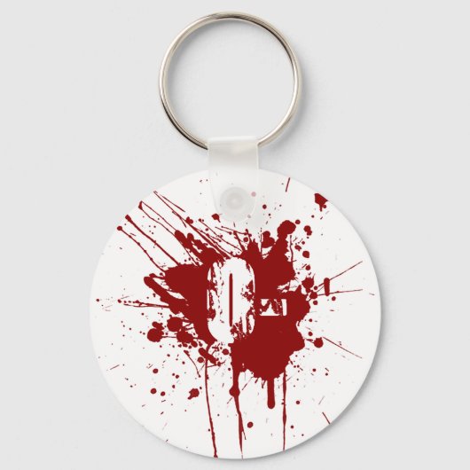 Porte-clés O Geste sanguine négative don Vampire Zombie (Recto)