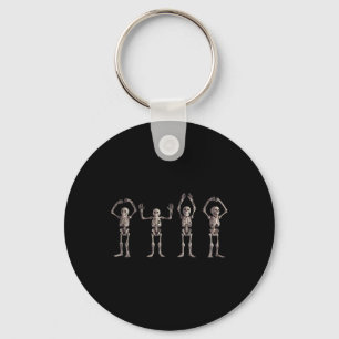 Porte-clés O-h-i-o State Skeleton Lover Ohio Halloween Hommes