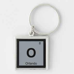 Porte-clés O - Orlando Greek Chemistry Periodic Table Symbol