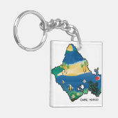 Porte-clés Oahu Hawaii Turtle (Devant gauche)