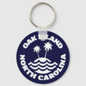 Porte-clés Oak Island, Caroline du Nord (Verso)