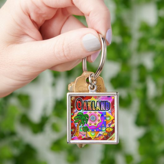 Porte-clés Oakland Tropical Friends (main)