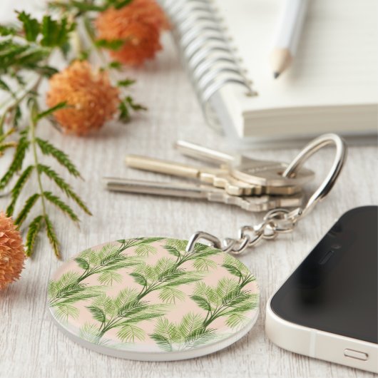 Porte-clés Oasis intérieure | Motif Palm Tree (Devant droit)