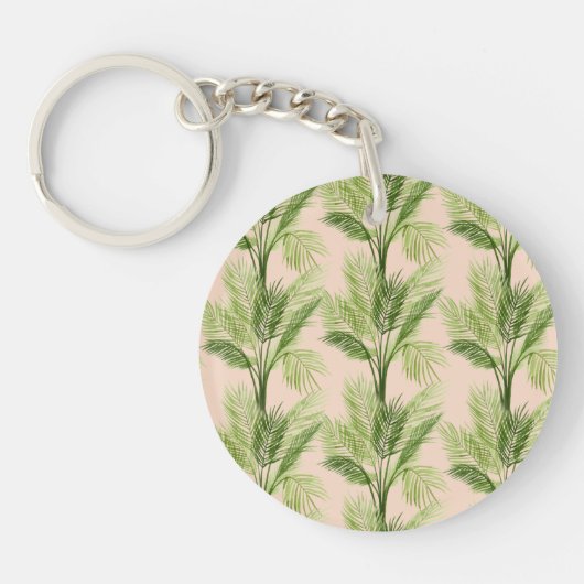 Porte-clés Oasis intérieure | Motif Palm Tree (Devant)