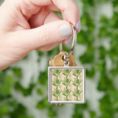 Porte-clés Oasis intérieure | Motif Palm Tree (main)