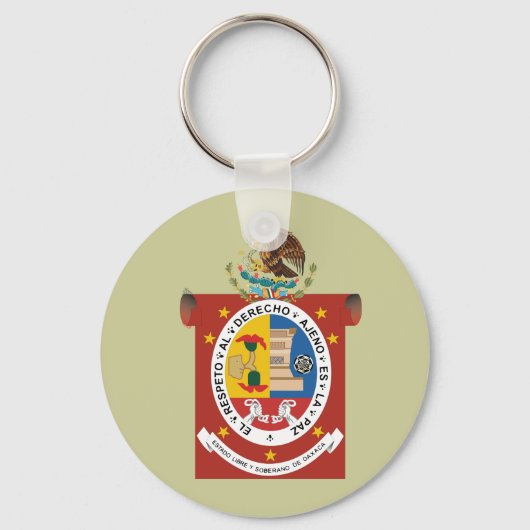 Porte-clés Oaxaca escudo, Mexique (Recto)